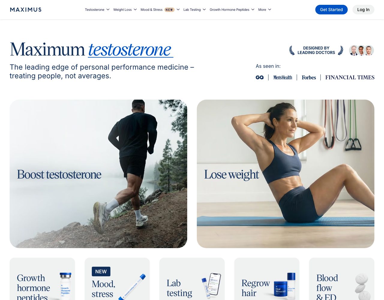 maximustribe.com home page